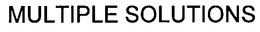 MULTIPLE SOLUTIONS trademark