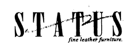 STATUS FINE LEATHER FURNITURE. trademark
