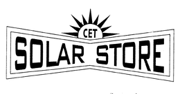 CET SOLAR STORE trademark