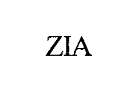 ZIA trademark