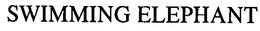 SWIMMING ELEPHANT trademark