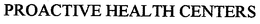 PROACTIVE HEALTH CENTERS trademark