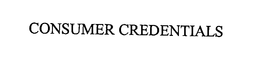 CONSUMER CREDENTIALS trademark