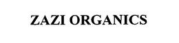 ZAZI ORGANICS trademark