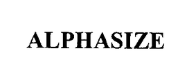 ALPHASIZE trademark