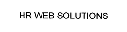 HR WEB SOLUTIONS trademark