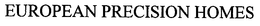 EUROPEAN PRECISION HOMES trademark