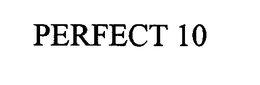 PERFECT 10 trademark