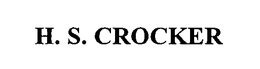H. S. CROCKER trademark