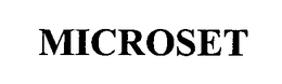 MICROSET trademark