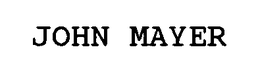 JOHN MAYER trademark