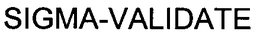 SIGMA-VALIDATE trademark
