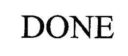 DONE trademark