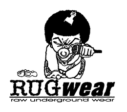 RUG WEAR RAW UNDERGROUND WEAR trademark