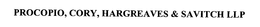 PROCOPIO, CORY, HARGREAVES & SAVITCH LLP trademark