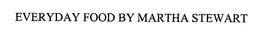 EVERYDAY FOOD BY MARTHA STEWART trademark