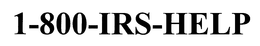 1-800-IRS-HELP trademark