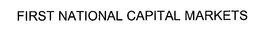FIRST NATIONAL CAPITAL MARKETS trademark