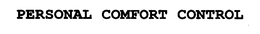 PERSONAL COMFORT CONTROL trademark