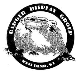 BADGER DISPLAY GROUP WESTBEND, WI trademark