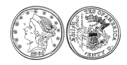 ERTY 1860 SHILOH APRIL 6TH 1862 MY LIFE PRESERVER G.E.D. TES OF AMERICA VENTY D. trademark