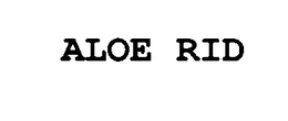 ALOE RID trademark