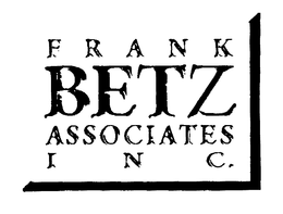 FRANK BETZ ASSOCIATES INC. trademark