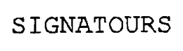 SIGNATOURS trademark