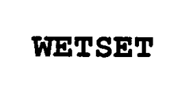 WETSET trademark