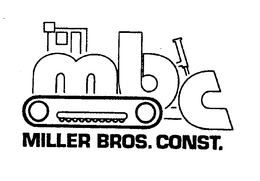 MBC MILLER BROS. CONST. trademark