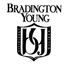 BY BRADINGTON YOUNG CREDIBILIS MERITUM trademark