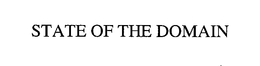 STATE OF THE DOMAIN trademark