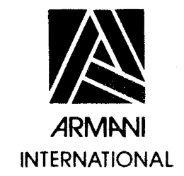 ARMANI INTERNATIONAL trademark