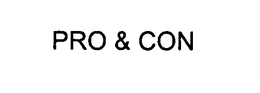 PRO & CON trademark