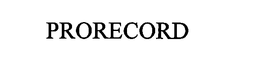 PRORECORD trademark