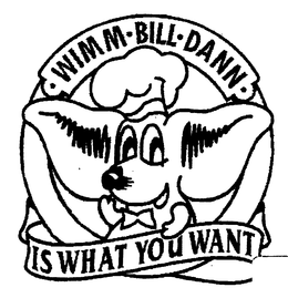 WIMM-BILL-DANN IS WHAT YOU WANT trademark