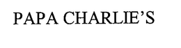 PAPA CHARLIE'S trademark