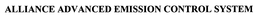 ALLIANCE ADVANCED EMISSION CONTROL SYSTEM trademark