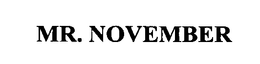MR. NOVEMBER trademark
