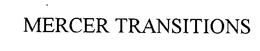 MERCER TRANSITIONS trademark