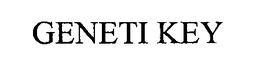 GENETI KEY trademark