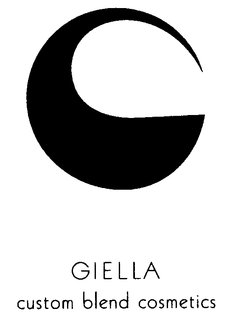 GIELLA CUSTOM BLEND COSMETICS trademark
