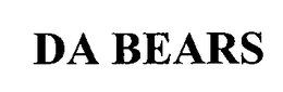 DA BEARS trademark
