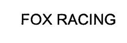 FOX RACING trademark