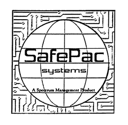 SAFEPAC SYSTEMS A SPECTRUM MANAGEMENT PRODUCT trademark