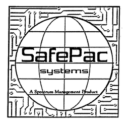 SAFEPAC SYSTEMS A SPECTRUM MANAGEMENT PRODUCT trademark