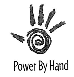 POWER BY HAND trademark
