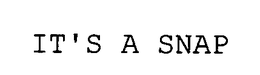 IT'S A SNAP trademark