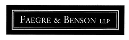 FAEGRE & BENSON LLP trademark