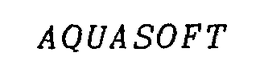 AQUASOFT trademark